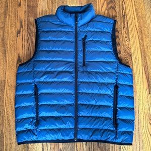 Men’s Blue Puffer Vest